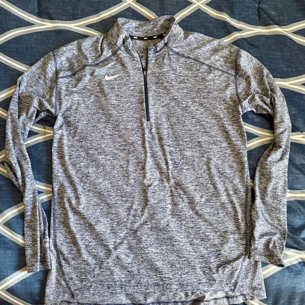Nike Dri-FIT Blue Pullover, Large